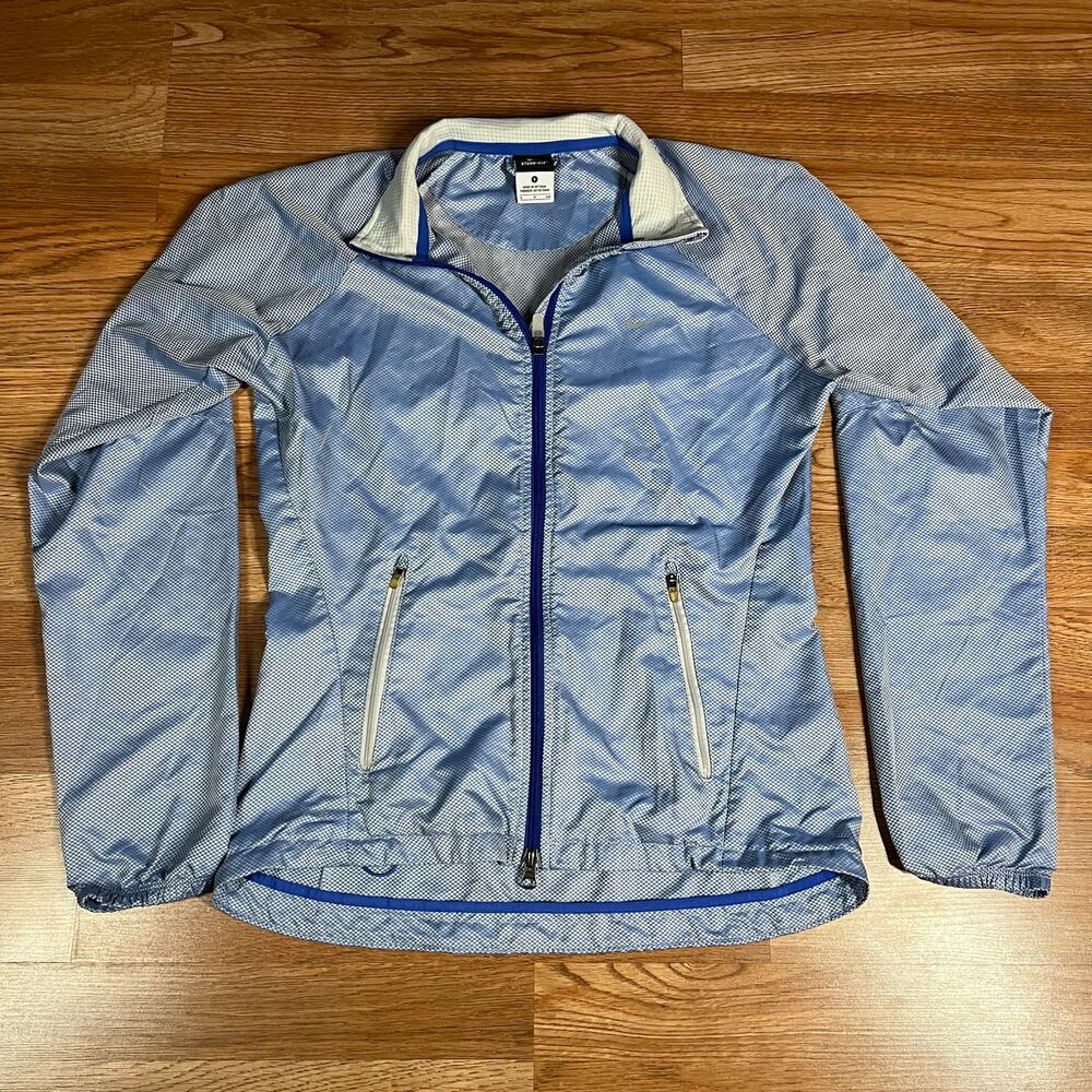 Nike Storm Fit Women’s Windbreaker Zip Up‎ Jacket Sz Small Preowned